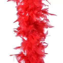 Ghirlanda Boa di piume Deluxe Rosso