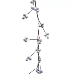 Ghirlanda decorata Célénia Argento