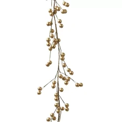 Ghirlanda di bacche (130 cm) Natale natura Oro
