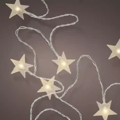 Ghirlanda di luci 24 LED (4,6 m) Stelle cadenti Bianco caldo
