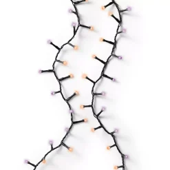 Ghirlanda di luci 16 m 750 LED cavo nero NewLuxe Bicolore Arancio/viola