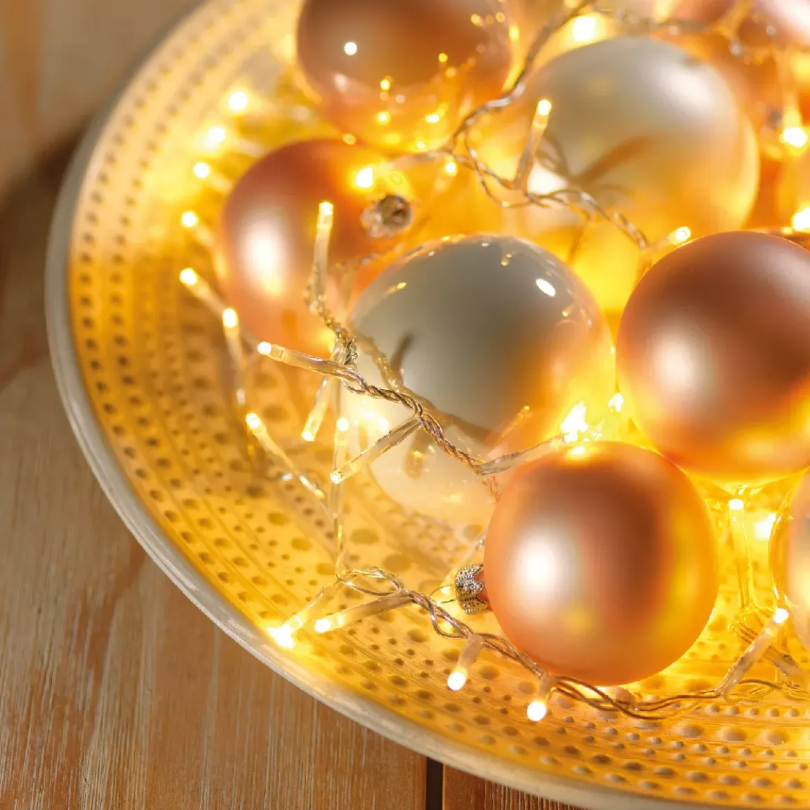 Ghirlanda di luci 45 m 2000 LED cavo trasparente NewLuxe Bianco caldo