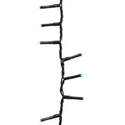 Ghirlanda di luci 11 m 500 LED cavo verde NewLuxe Tricolore Verde/Blu/Bianco
