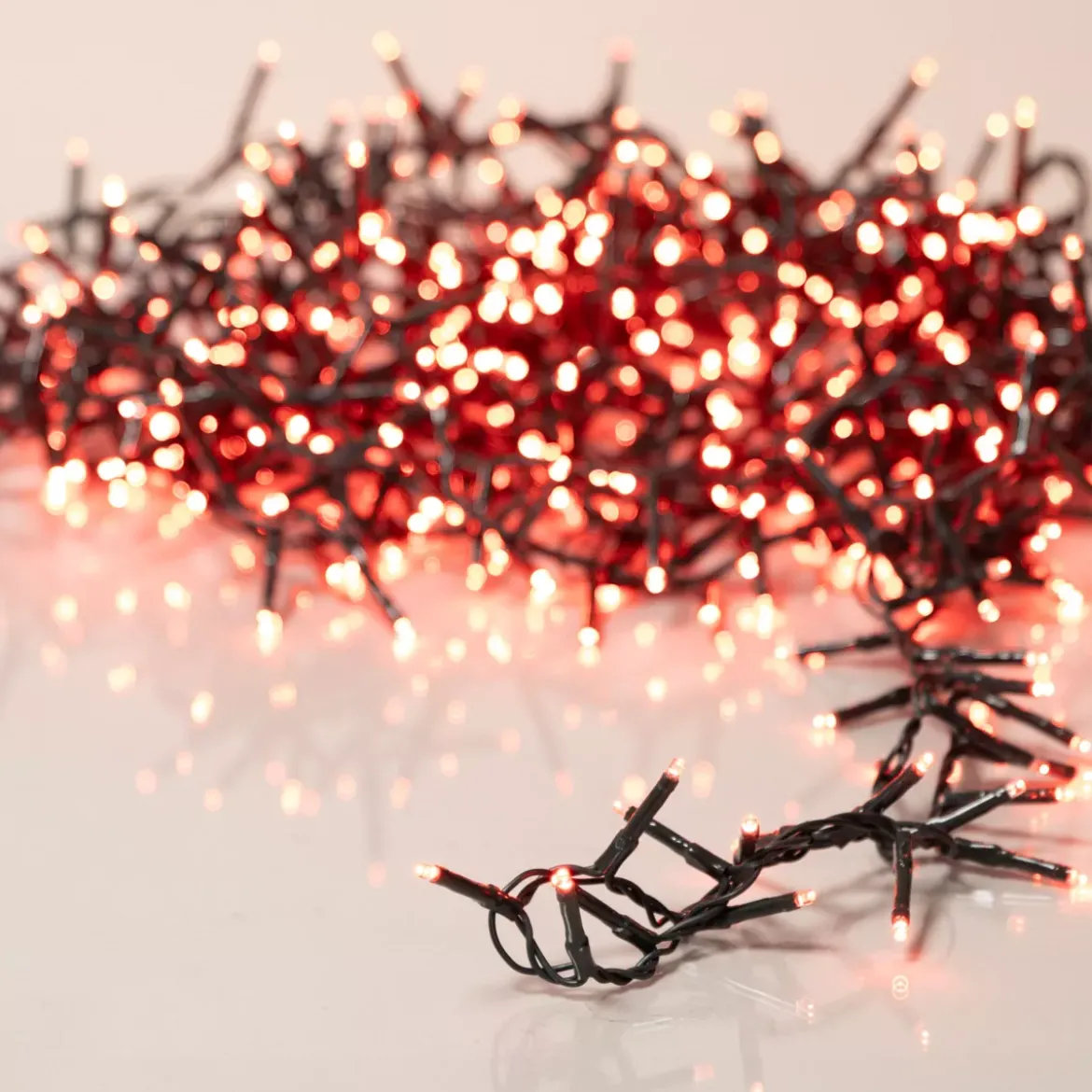 Ghirlanda di luci 22,5 m 1000 LED cavo verde NewLuxe Rosso