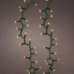Ghirlanda di luci 60 m 3000 LED cavo verde NewLuxe Bianco caldo dorato