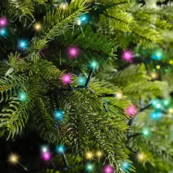 Ghirlanda di luci 16 m 750 LED cavo verde NewLuxe Multicolore pastello