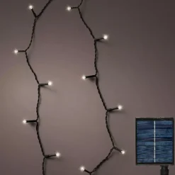 Ghirlanda di luci Solare ricaricabile 27 m Bianco caldo 360 LED