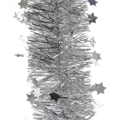 Ghirlanda di Natale (Ø10 cm) stellata Alpine Argento