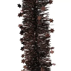 Ghirlanda di Natale (D9 cm) stellata Alpine Nero tartufo