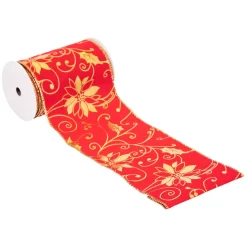Ghirlanda di Natale Poinsettia Rosso