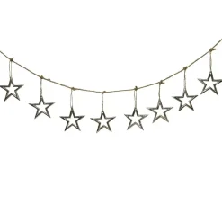 Ghirlanda Farandole di stelle Argento