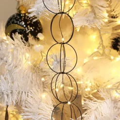Ghirlanda luminosa Anello a pile Bianco caldo 20 LED