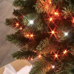 Ghirlanda luminosa Bicolore Flashing light Lung. 8 m Arancione e bianco freddo 128 LED