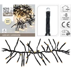 Ghirlanda luminosa Boa 11 m Bianco caldo 1512 LED CN