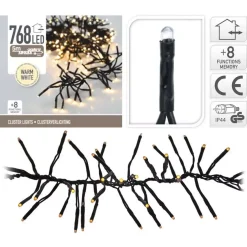 Ghirlanda luminosa Boa 5,60 m Bianco caldo 768 LED CN