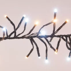 Ghirlanda luminosa Boa 8,40 m Bicolore 1152 LED bianco caldo e bianco freddo CV