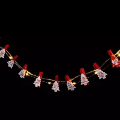 Ghirlanda luminosa Calendario dell'avvento Bianco caldo 24 LED