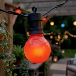 Ghirlanda luminosa collegabile giardino 9,5 m 20 LED Guinguette Garden Multicolore