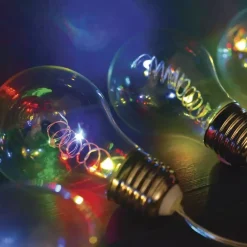 Ghirlanda luminosa Lampadina 2,70 m Guinguette 10 LED - Multicolore