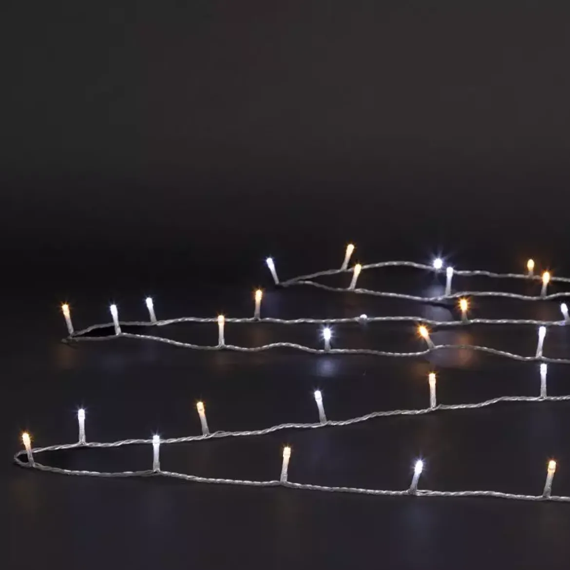 Ghirlanda luminosa 10 m Bianco caldo e Bianco freddo 100 LED
