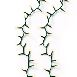 Ghirlanda luminosa 16 m 750 LED cavo verde Luxe Bianco caldo Champagne