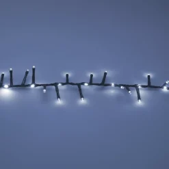 Ghirlanda luminosa 15 m 1060 LED cavo nero effetto cascata Bianco freddo