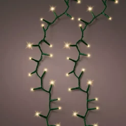 Ghirlanda luminosa 60 m 3000 LED cavo verde Luxe Bianco caldo Champagne