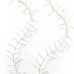 Ghirlanda luminosa 6 m 480 Micro LED cavo argento Luxe Bianco caldo