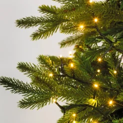 Ghirlanda luminosa 6 m 480 Micro LED cavo nero Luxe Bianco caldo