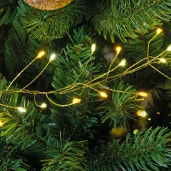 Ghirlanda luminosa 12 m 960 Micro LED cavo oro Luxe bicolore Bianco caldo e freddo