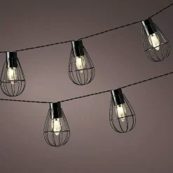 Ghirlanda luminosa solare Gabbia 3,5 m - Bianco caldo 8 LED