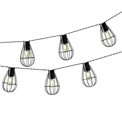 Ghirlanda luminosa solare Gabbia 3,5 m - Bianco caldo 8 LED