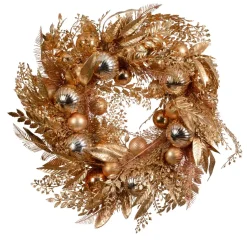 Ghirlanda natalizia (D50 cm) Majesty Oro rame