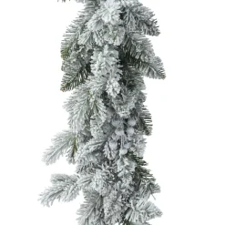 Ghirlanda per albero di Natale (270 cm - D20) Aspen Verde innevato