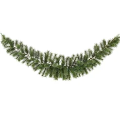 Ghirlanda per albero di Natale (180 cm - D33) Stockholm Verde con rifiniture perlate