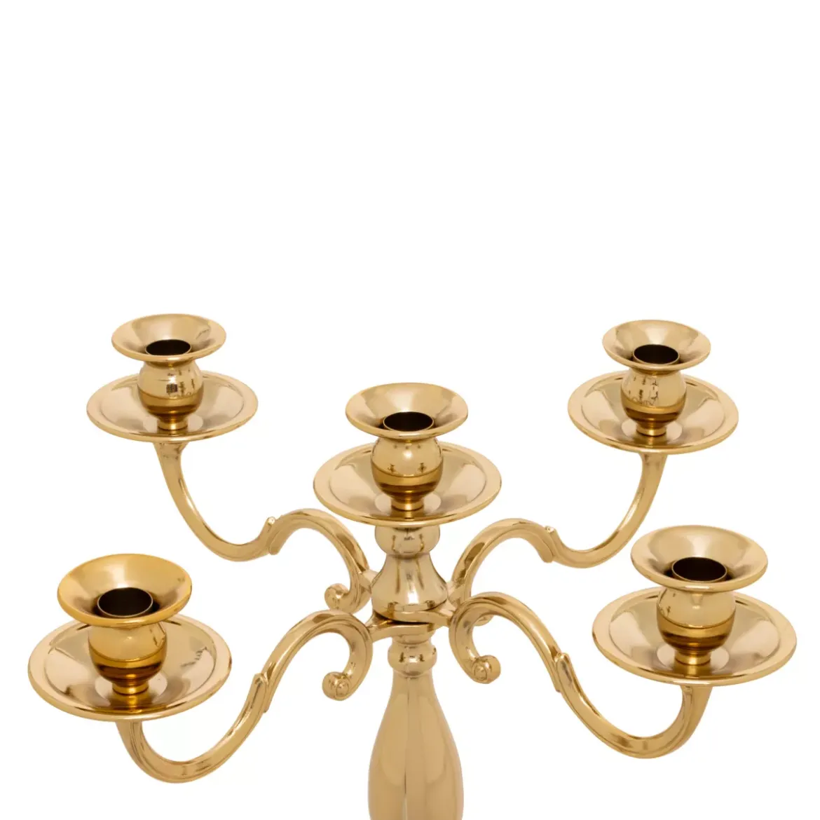 Grande Candelabro in metallo (H100 cm) Natale festivo Dorato