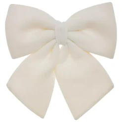 Grande fiocco di Natale in lana (H43 cm) Prestige Bianco