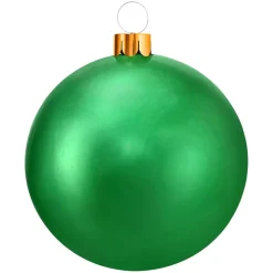 Grande pallina di Natale gonfiabile D45 cm Verde