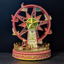 Grande ruota luminosa e musicale Féery a pile