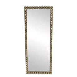 Grande specchio da parete con cornice in metallo (150 cm) Milton Oro