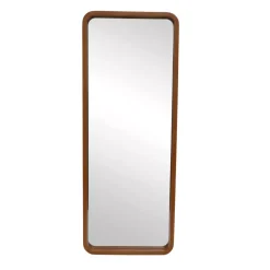 Grande specchio da parete con cornice in legno (173 cm) Ibanez Marrone