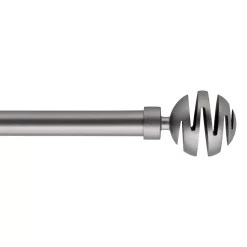 Kit asta appendiabiti estensibile (L140 - L260 cm / D19 mm) Villalouise Grigio cemento