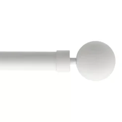 Kit asta estensibile (L160 - L300 cm / D28 mm) Gaïa Bianco opaco