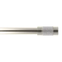 Kit asta per tenda estensibile (L210 - L380 cm / D28 mm) Viola Argento