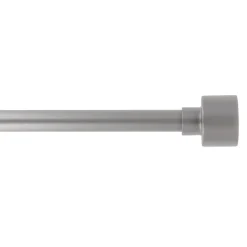 Kit asta tenda estensibile (L120 - 210 cm / D19 mm) Palermo Grigio argento