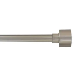 Kit asta tenda estensibile (L210 - L380 cm / D19 mm) Palermo Argento