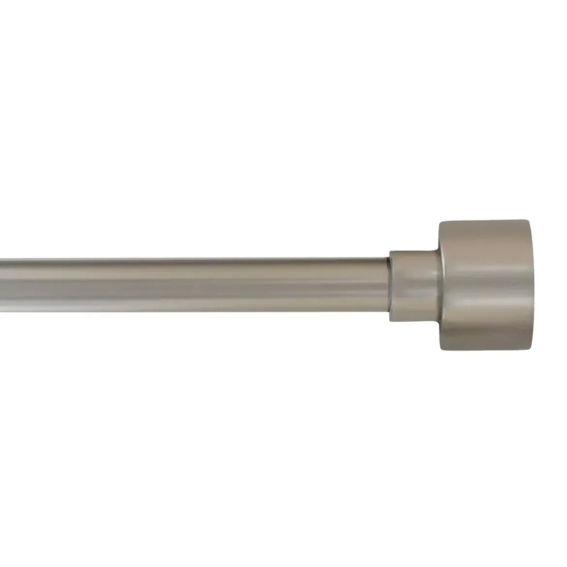 Kit asta tenda estensibile (L210 - L380 cm / D19 mm) Palermo Argento