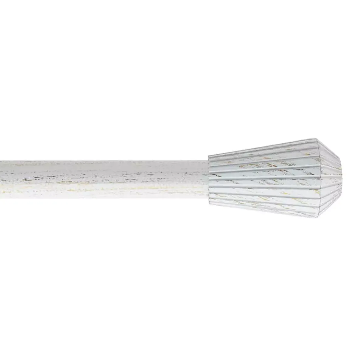 Kit asta tenda estensibile (L120 - 210 cm / D19 mm) Pisa Bianco e Oro