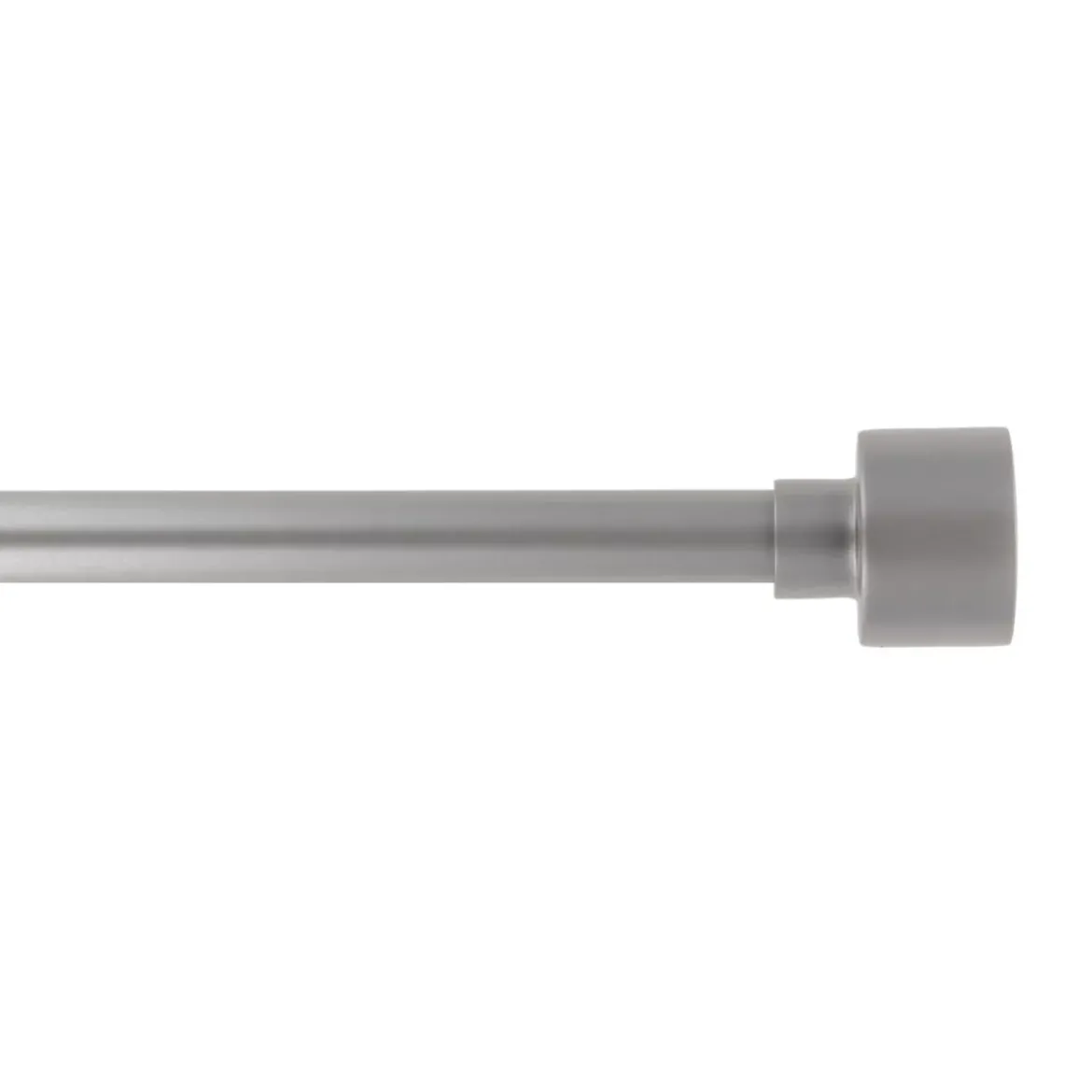 Kit asta tenda estensibile (L210 - L380 cm / D19 mm) Palermo Grigio argento