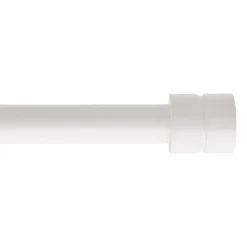 Kit asta tenda estensibile (L120 - L210 cm / D19 mm) Cesena Bianco opaco